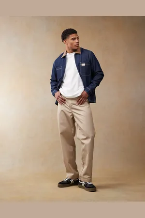 Carhartt – Craft – Gerade geschnittene Hose in Beige