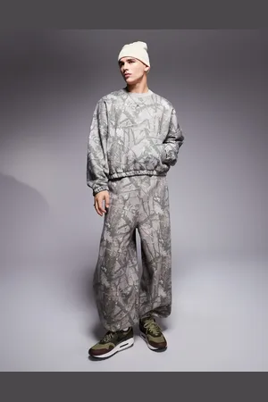 ASOS – Jogginghose mit Military-Muster und weitem Ballon-Schnitt, Kombiteil