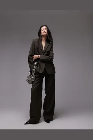 MANGO – Lockere, elegante Hose in verwaschenem Khaki, Kombiteil