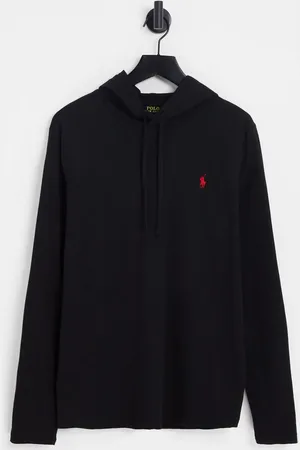 Ralph Lauren – Langärmliges Oberteil in mit Markenlogo und Kapuze