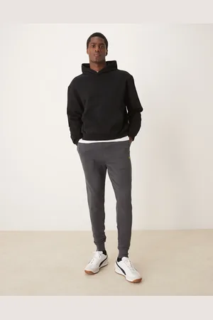 Lyle & Scott – Enge Jogginghose in Dunkelgrau