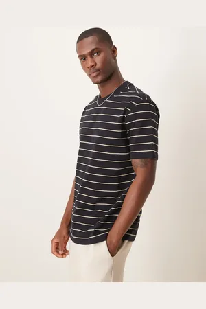 MANGO – T-Shirt in gestreift