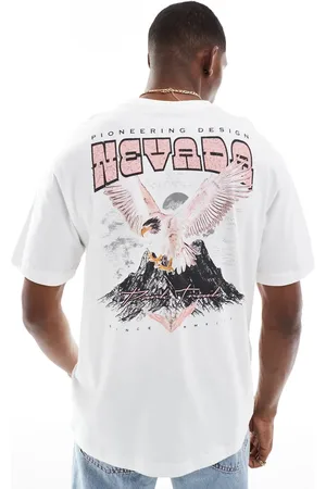 Only & Sons – Oversize-T-Shirt in mit Nevada-Rückenprint