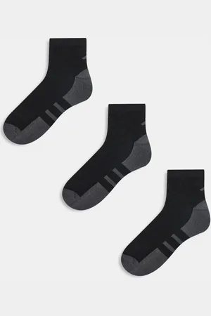 adidas Adidas – Running Essentials – 3er-Pack Knöchelsocken in Schwarz und Grau