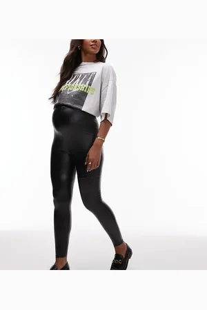Topshop – Leggings aus Kunstleder in