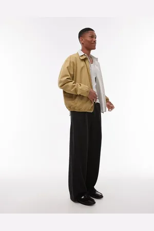 Topman – Strukturierte Baggy-Jogginghose in Anthrazit