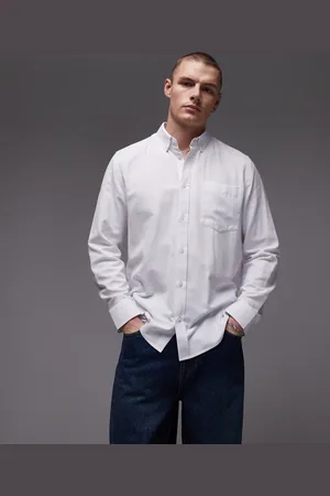 Topman – Langärmliges, elegantes Hemd in mit Struktur
