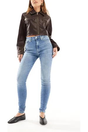 Tommy Hilfiger – Sylvia – Enge Jeans mit hohem Bund in
