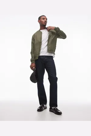 Topman – Leichte Bomberjacke in Khaki