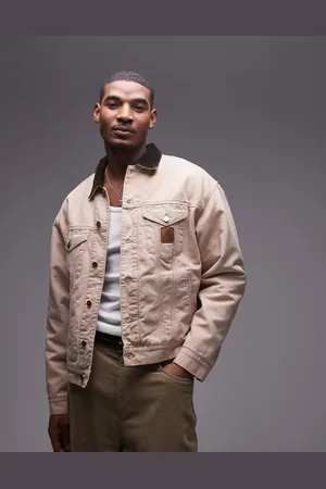Carhartt – Dayton – Truckerjacke in Beige