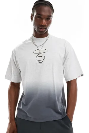A Bathing Ape AAPE by A BATHING APE – T-Shirt in mit Logo und Farbverlauf
