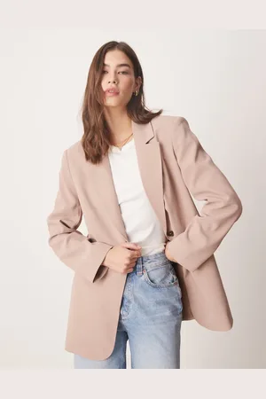 ASOS – Eleganter Relaxed Fit Blazer in Mokka