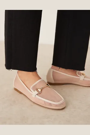 Raid – Graice – Halbschuhe mit Mesh in Beige mit Trensendetail