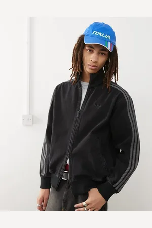 adidas – Firebird – Trainingsjacke aus Denim in
