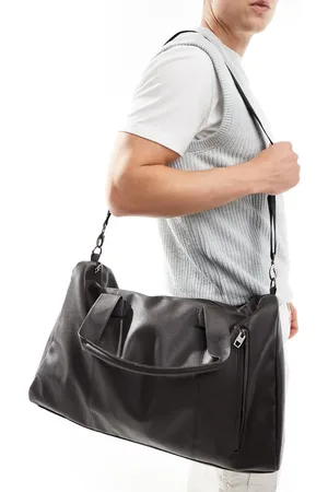 French Connection French Connection – Wochenend-Reisetasche aus Kunstleder in Dunkelbraun