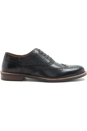 Thomas Crick – Cardew – Schuhe im Budapester-Stil aus schwarzem Leder