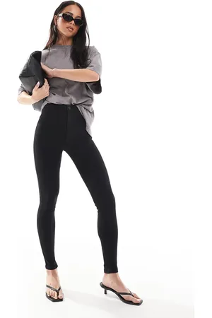 Topshop – Joni – Sehr eng geschnittene Skinny-Jeans in mit hohem Bund
