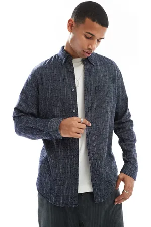 JACK & JONES – Gestreiftes, strukturiertes Hemd in