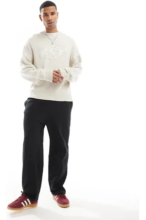 JACK & JONES – Locker geschnittene Jogginghose in mit weitem Beinschnitt