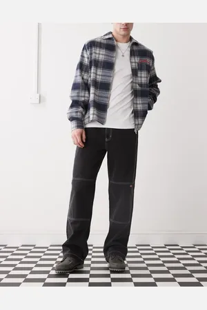 Dickies – Jeans in verwaschenem mit doppelter Knieverstärkung