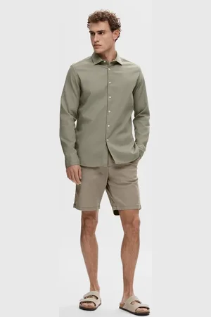 SELECTED – Chino-Shorts in Greige