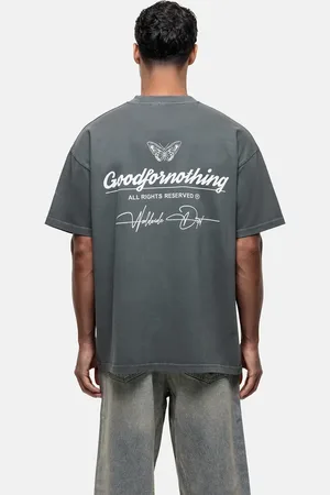 Good For Nothing – T-Shirt in Metallic- mit grafischem Logo-Print auf der Rückseite