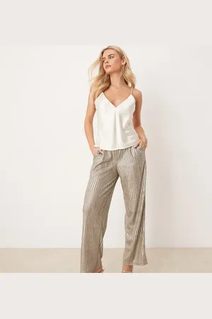 JDY – Gerippte Hose in mit weitem Bein