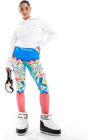 OOSC – Nuts Cracker – Bunte Ski-Baselayer-Leggings für Damen