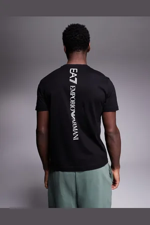 EA7 Armani – – T-Shirt in mit Logo und Rundhalsausschnitt