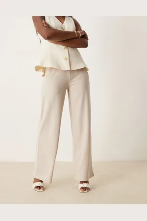 JDY – Elegante Hose in Beige mit weitem Bein