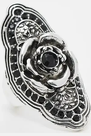 Reclaimed – Überdimensionaler Unisex-Ring in mit Rosendetail