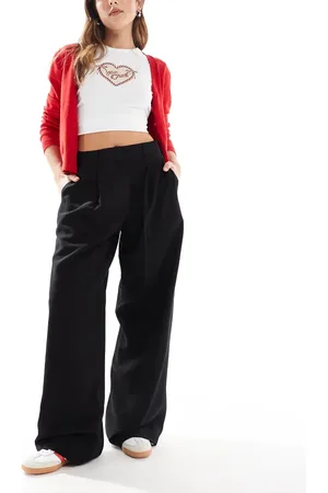 AWARE – Drapierte, elegante Dad-Hose in