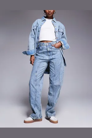 Hugo Blue – Leni – Jeans in mit welligem Saum
