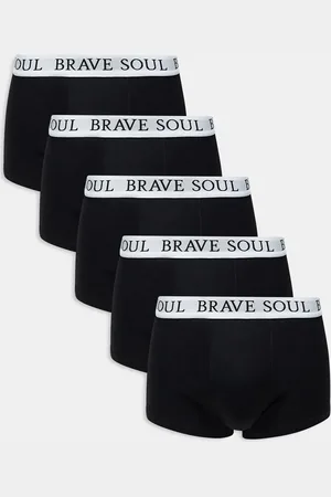 Brave Soul – 5er-Pack Boxershorts in mit Logo-Bund
