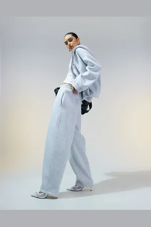 ASOS – Jogginghose in meliertem mit Barrel-Beinschnitt, Kombiteil