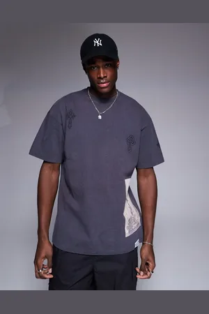 Liquor N Poker – Oversize-T-Shirt in mit Kreuz-Print