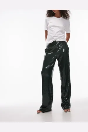 Topshop – Elegante Pailletten-Hose in