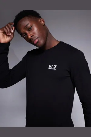 EA7 Armani – – Langärmliges T-Shirt in mit Logo