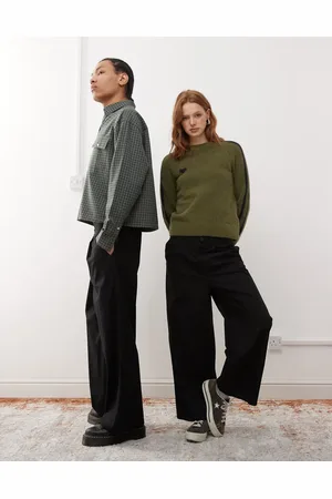 Reclaimed – Unisex-Hose im Bermuda-Stil in