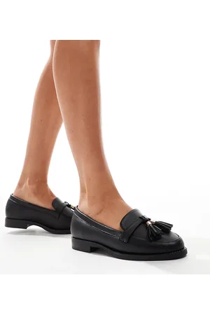 London Rebel – Katy – Flache Schuhe in mit weiter Passform