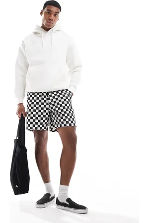 Vans – Range – Locker geschnittene Shorts mit elastischem Bund und Schachbrettmuster