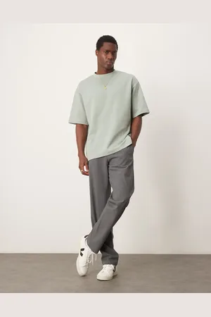 SELECTED – Schweres Oversize-T-Shirt in Hellgrün