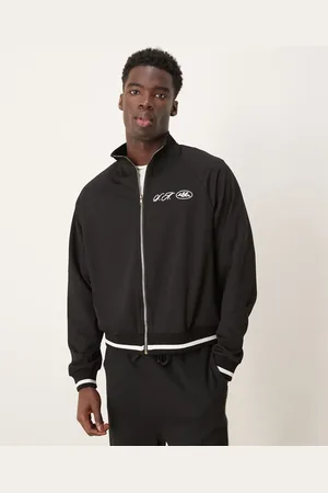 ASOS – Oversize-Trainingsjacke aus Piqué in