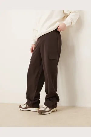 ASOS – Elegante Cargohose in mit weitem Bein und Stretch-Taillenbund