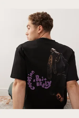 COLLUSION – T-Shirt mit „Poi + Keely“-Print