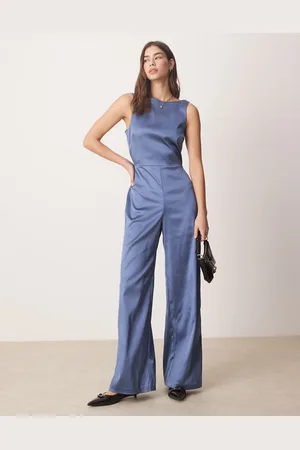 Abercrombie & Fitch – Ärmelloser, hochgeschlossener, figurformender Jumpsuit in