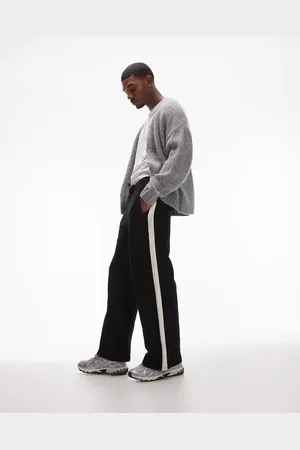 Topman – Jogginghose in mit weitem Bein und seitlichem Kontraststreifen