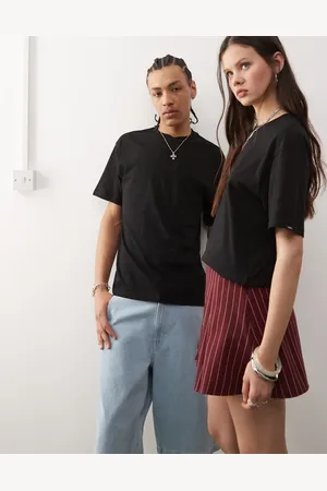 Vans – Basic-T-Shirt in mit Oversize-Schnitt und Logoprint auf dem Rücken