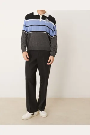 ASOS – Elegante Hose in texturiertem mit weitem Bein