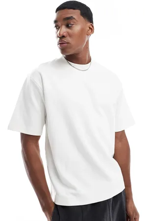 Pull&Bear – Schweres T-Shirt aus Plüsch in